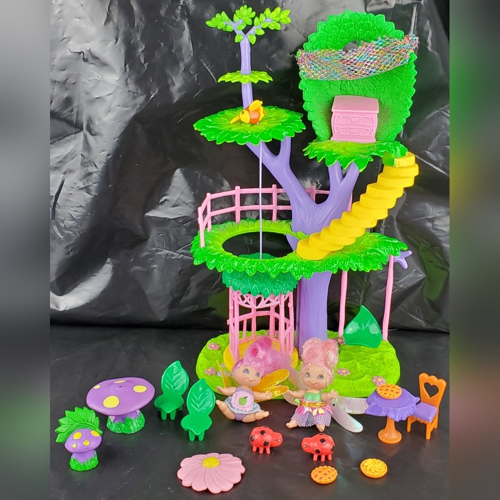 Lanard Toys Fairykins Enchanted TreeHouse Figures Accessories RARE - GUC